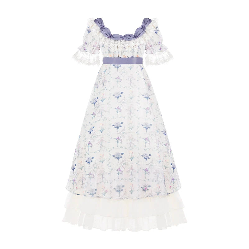 With PUJI - Iris Secret - Twins Lolita Summer Dress, Empire OP, Bodice JSK