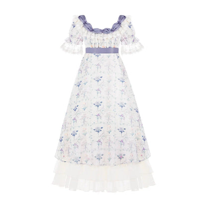 With PUJI - Iris Secret - Twins Lolita Summer Dress, Empire OP, Bodice JSK