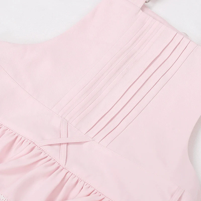 To Alice - Old School Lolita Salopette Suit Tiered Dress