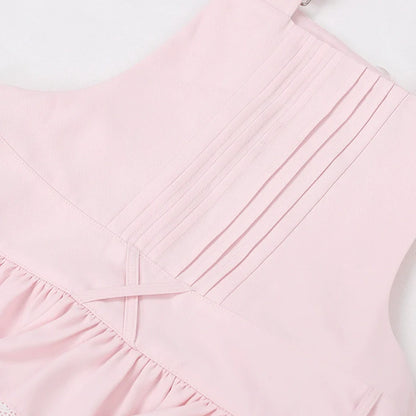 To Alice - Old School Lolita Salopette Suit Tiered Dress