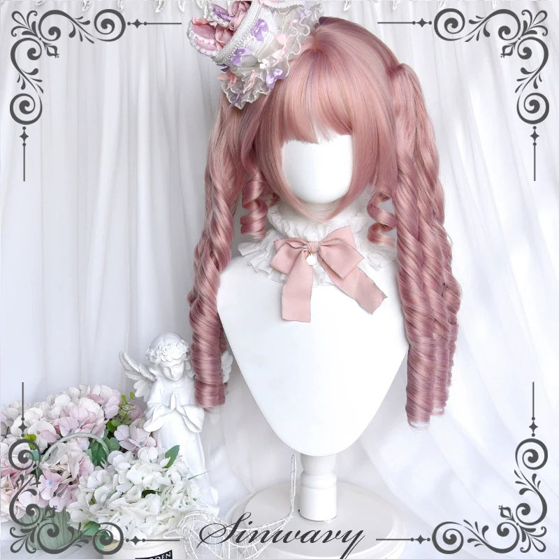 Sinwavy - Sweet Lolita Wig, Detachable Roman Curl Ponytail