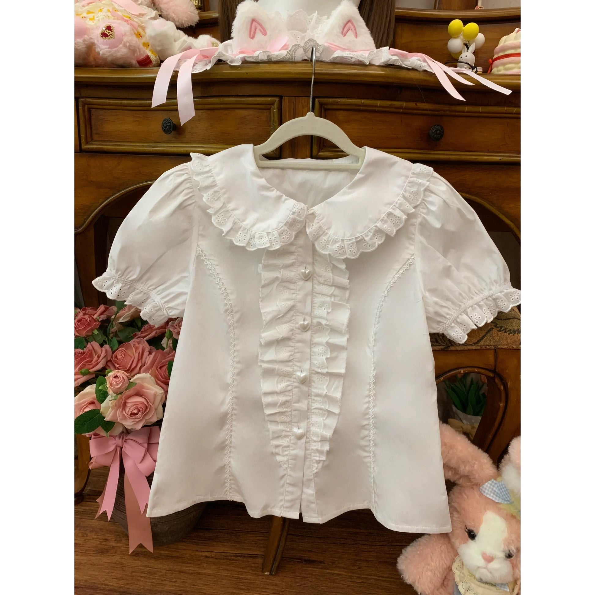 Sugar Girl - MeowRin SweetMaid - Sweet Lolita JSK, Adjustable Straps