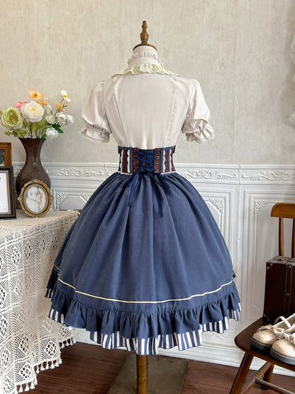 Cornfield Lolita - Gilded Pointer - Elegant Classic Lolita Skirt Suit Punk Lolita Style