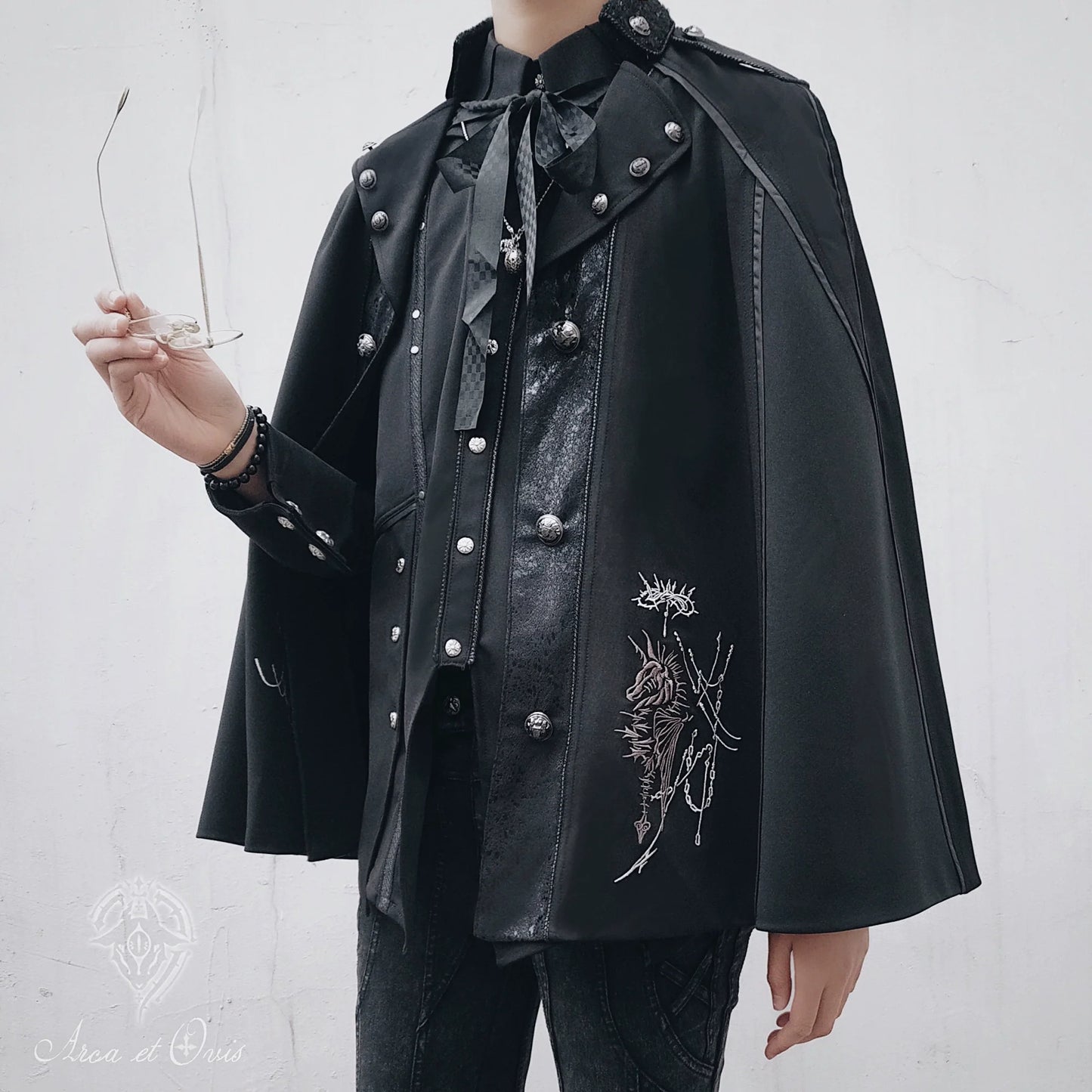 Arca et Ovis - Checkers - Gothic Lolita Cloak, Ouji Lolita Cape