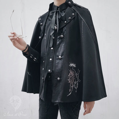 Arca et Ovis - Checkers - Gothic Lolita Cloak, Ouji Lolita Cape