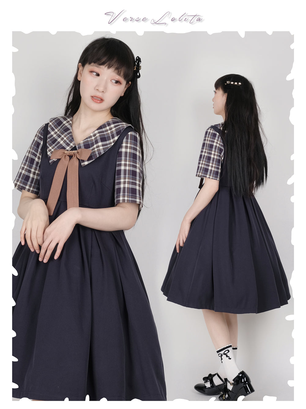 EESSILY - Macaron Waffle - Kawaii Lolita Short Sleeve Summer OP