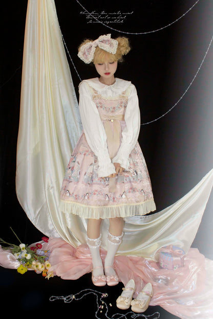 Dolly Doll - Little Fat Ding - Sweet Lolita Shoes Low Heel Round-toe Shoes