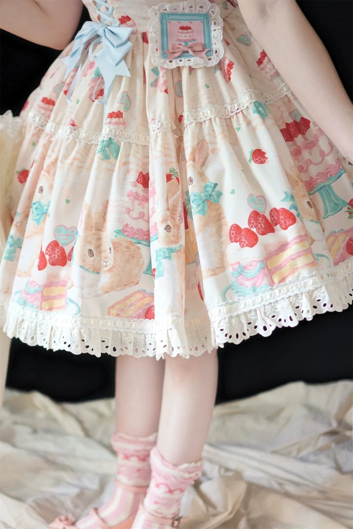 Dark Star Island - Honey Bunny Cake - Sweet Lolita JSK/OP/Strap SK/Shirt