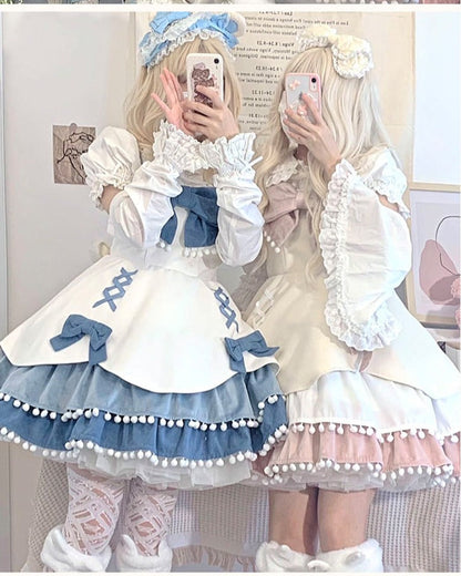 With PUJI - Confession Function - Wool Kawaii Lolita JSK Dress Suit