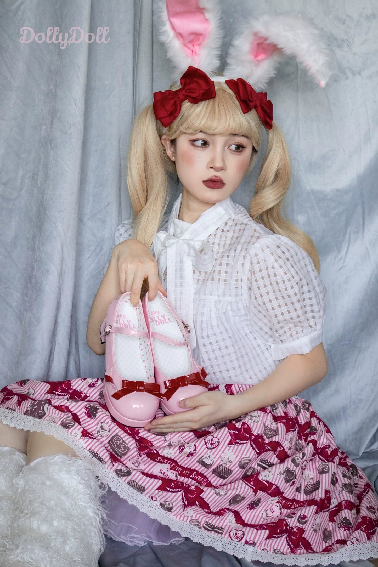 Dolly Doll - Lovers' Gift - Round Toe Middle Heel Mary Jane Lolita Shoes