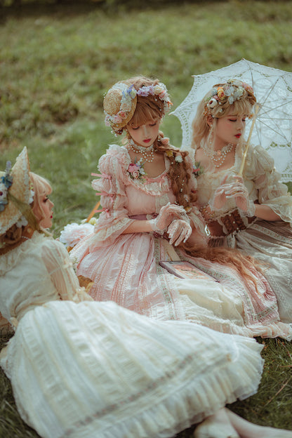 Miss Point - The Sally Gardens - Fish Bone High Waist Lolita Skirt