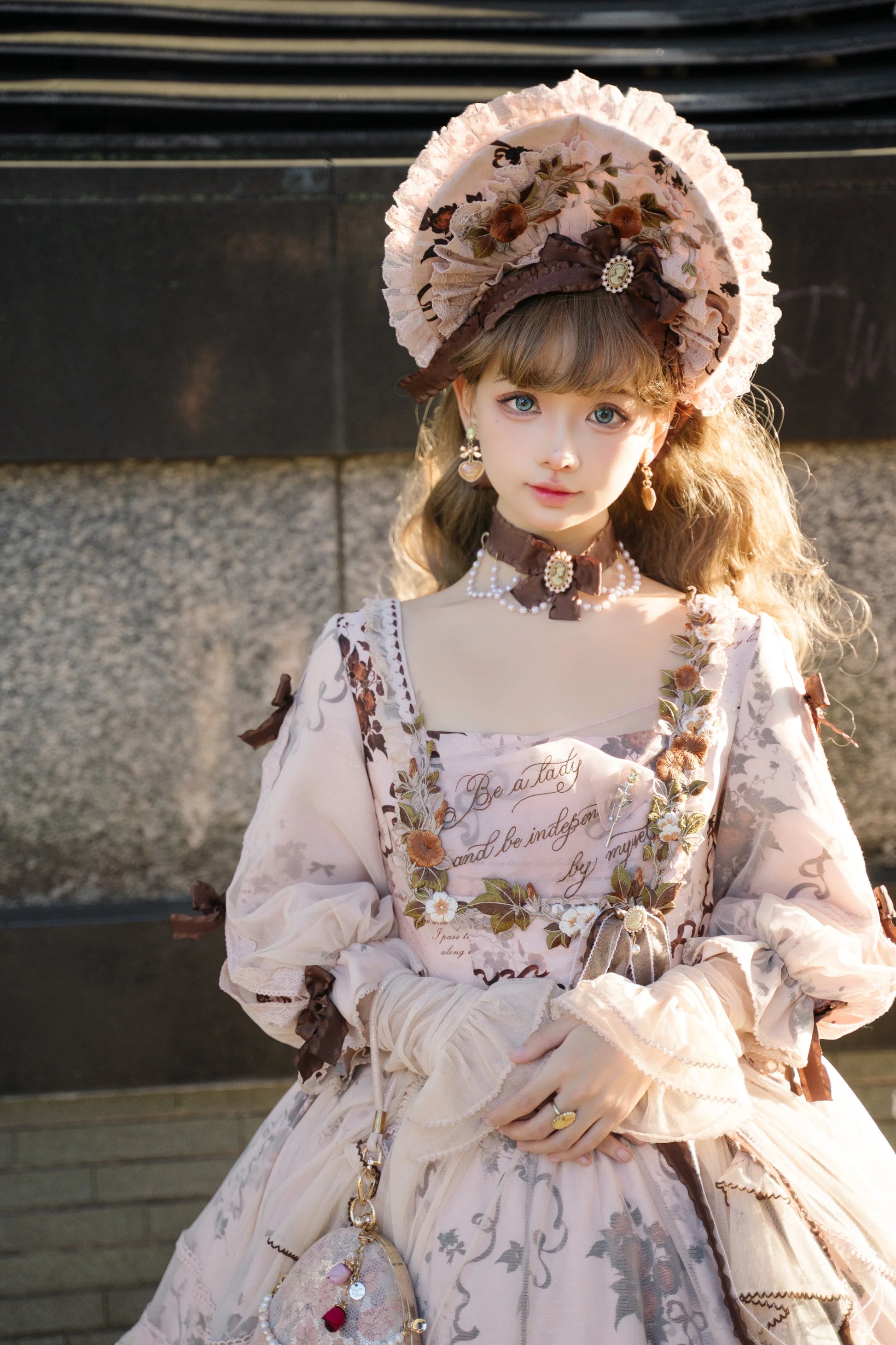 Miaoplus - Romantic Seizure - Sweet Lolita OP Mutton Sleeve Lolita Dress