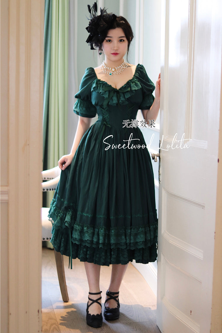 Sweet Wood - CLA Vintage French Lolita OP Dress