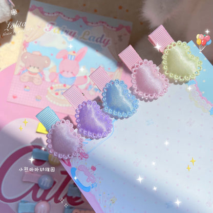 Bear Doll - Original Homemade Bared Sweet Lolita Hair Clips