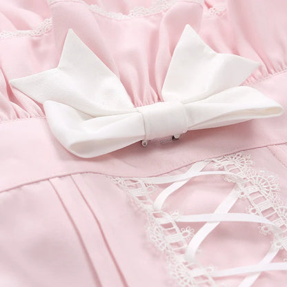 To Alice - Old School Lolita Salopette Suit Tiered Dress