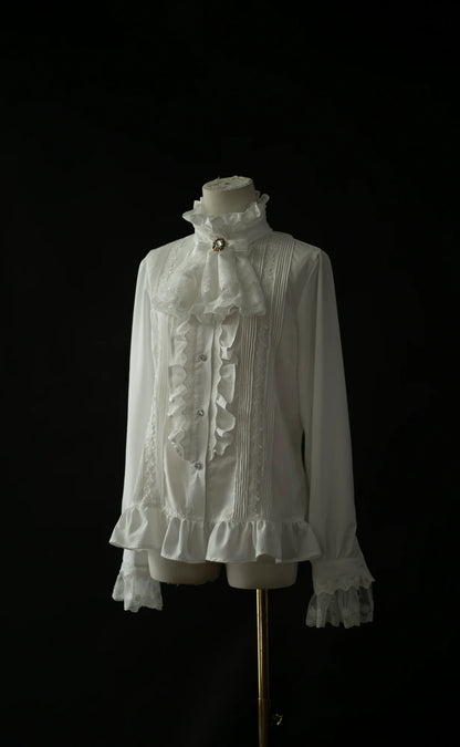 Sweet Dreamer - Elegant Ouji Lolita Blouse Long Sleeve Prince Lolita Shirt