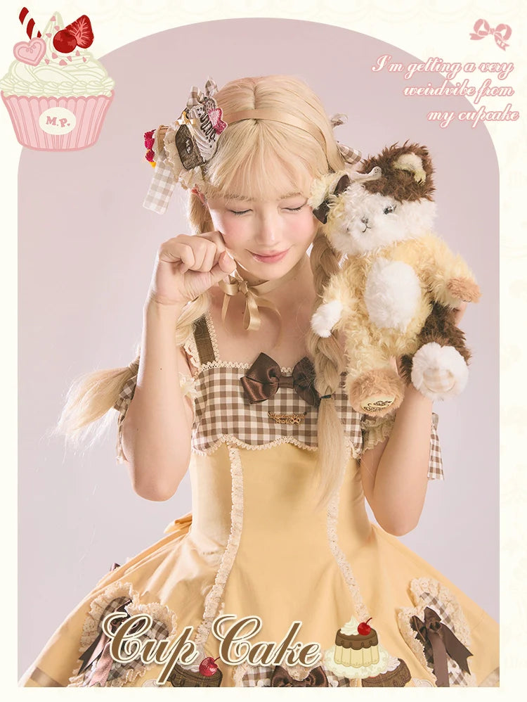 Mademoiselle Pearl - Cup Cake - Sweet Lolita OP Dress Kawaii Lolita JSK SK