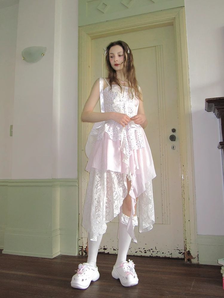 Angel suspender dress【s0000008727】