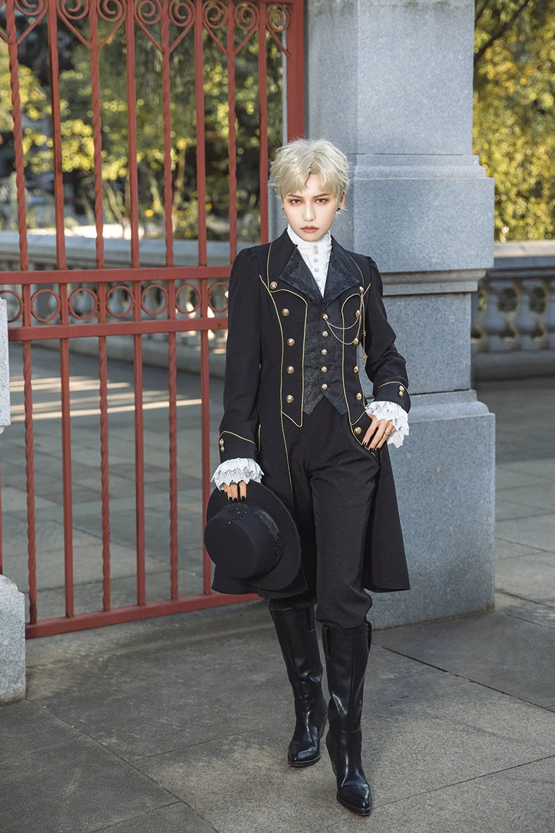 Immortal Thorn - Forever Rose - Retro Ouji Lolita Pants