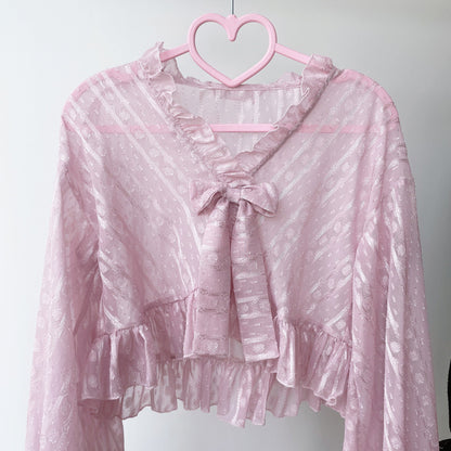 Sakurada Fawn - Chiffon Puff Sleeve Lolita Cardigan