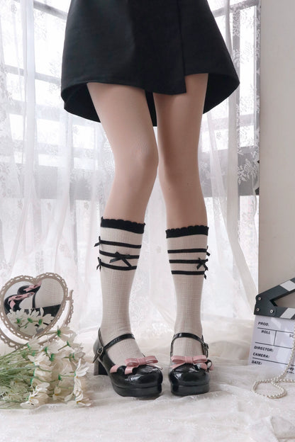 Dolly Doll - Lovers' Gift - Round Toe Middle Heel Mary Jane Lolita Shoes