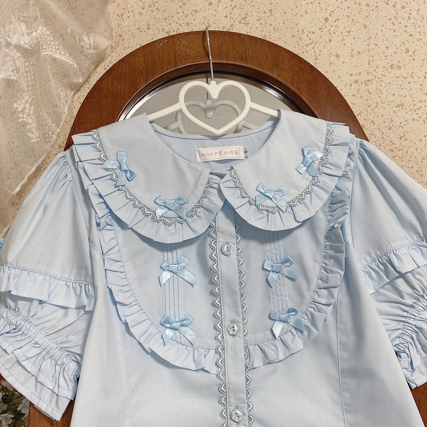 MIST - Creamy Condensed Milk - Kawaii Lolita Shirt Soft Girl Short-sleeved