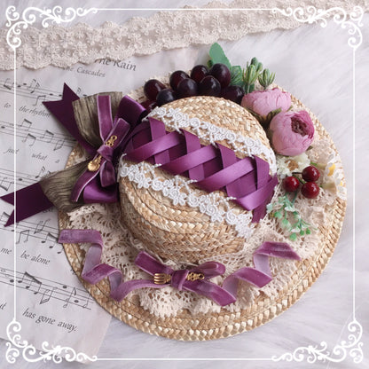 Chestnut Lolita - Louvre Vineyard Accessory Hairband Retro Lolita KC