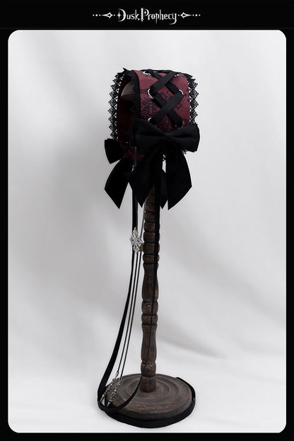 DuskProphecy - Coccyx - Elegant Lolita Hair Accessories Set Multicolors