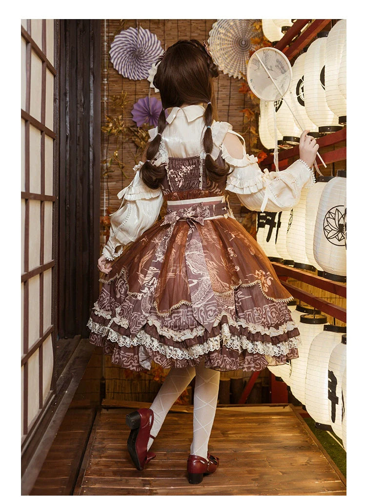 OCELOT - Yue Long Shi Yun - Daily Han Lolita Cake JSK