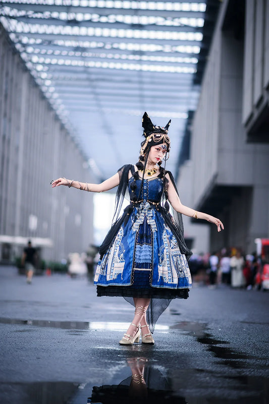 Miss Point - Dusk Best - Egyptian Lolita Dress Set Gorgeous JSK