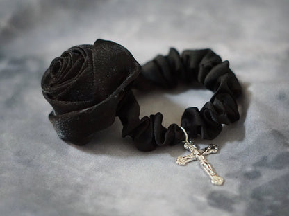 Strange Sugar - Gothic Lolita Black Hardware Skull Spider Hairband