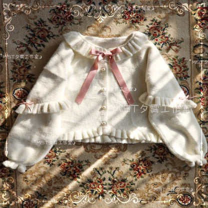 MIST - Small Ointment - Sweet Lolita Thick Sweater Coat Puff Sleeve