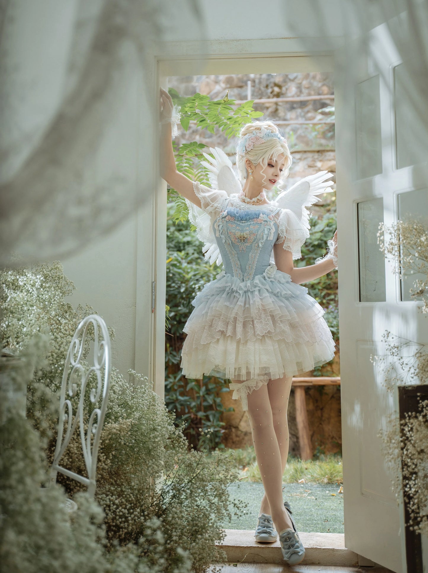 Garden Cat - Dreamy Dance Gorgeous Lolita JSK and SK