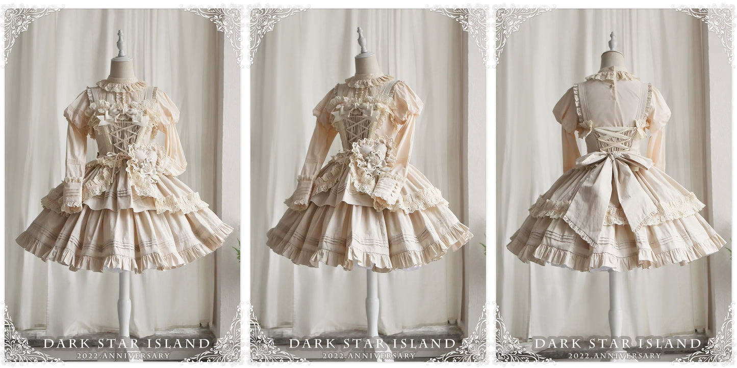 Dark Star Island - Halloween Gothic Lolita JSK Short Lolita Jumper Dress