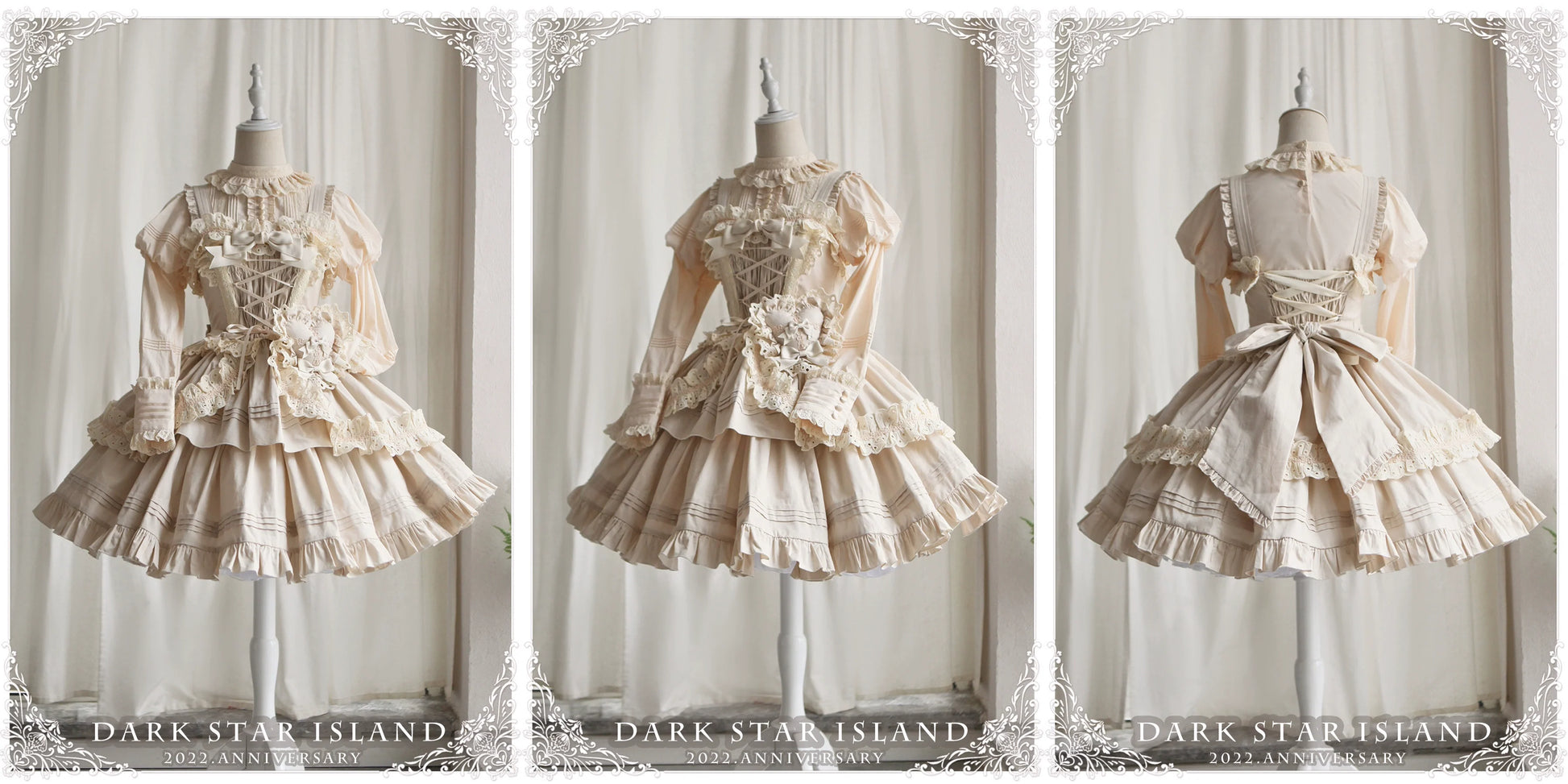 Dark Star Island - Halloween Gothic Lolita JSK Short Lolita Jumper Dress