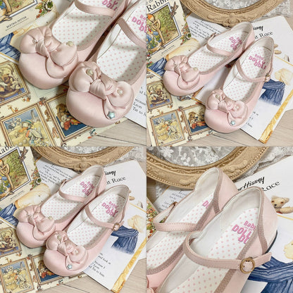 Dolly Doll - Little Fat Ding - Sweet Lolita Shoes Low Heel Round-toe Shoes