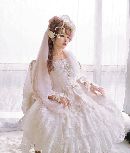 Sweet Wood - Secret Garden In Midsummer - Elegant Lolita Bridal JSK