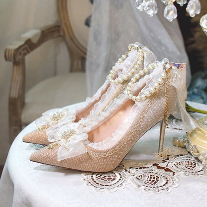 One Night - Wedding Lolita High Heels Shoes