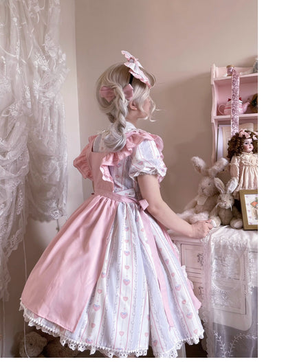Eternity Spring - Barbie Bear - Sweet Lolita Bear Print JSK and OP
