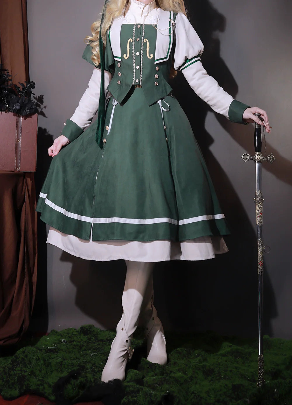 Miss Point - Elegant Lolita Coat - Golden Movement Customized Short Coat