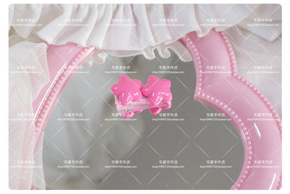 MaoJiang Handmade - Sweet Lolita Hair Pins Star Shape Multicolor