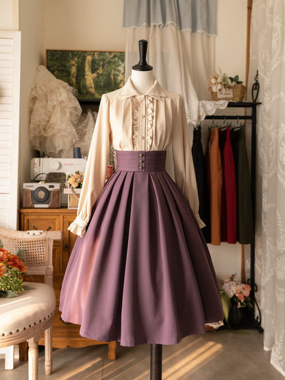 Forest Wardrobe - Forest Basket - Elegant Lolita Pleated Skirt