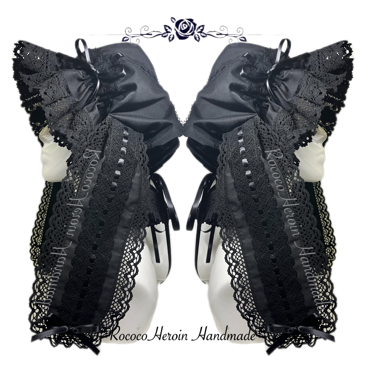 RococoHeroin - Handmade Lolita Bunny Hat Multiple Colors