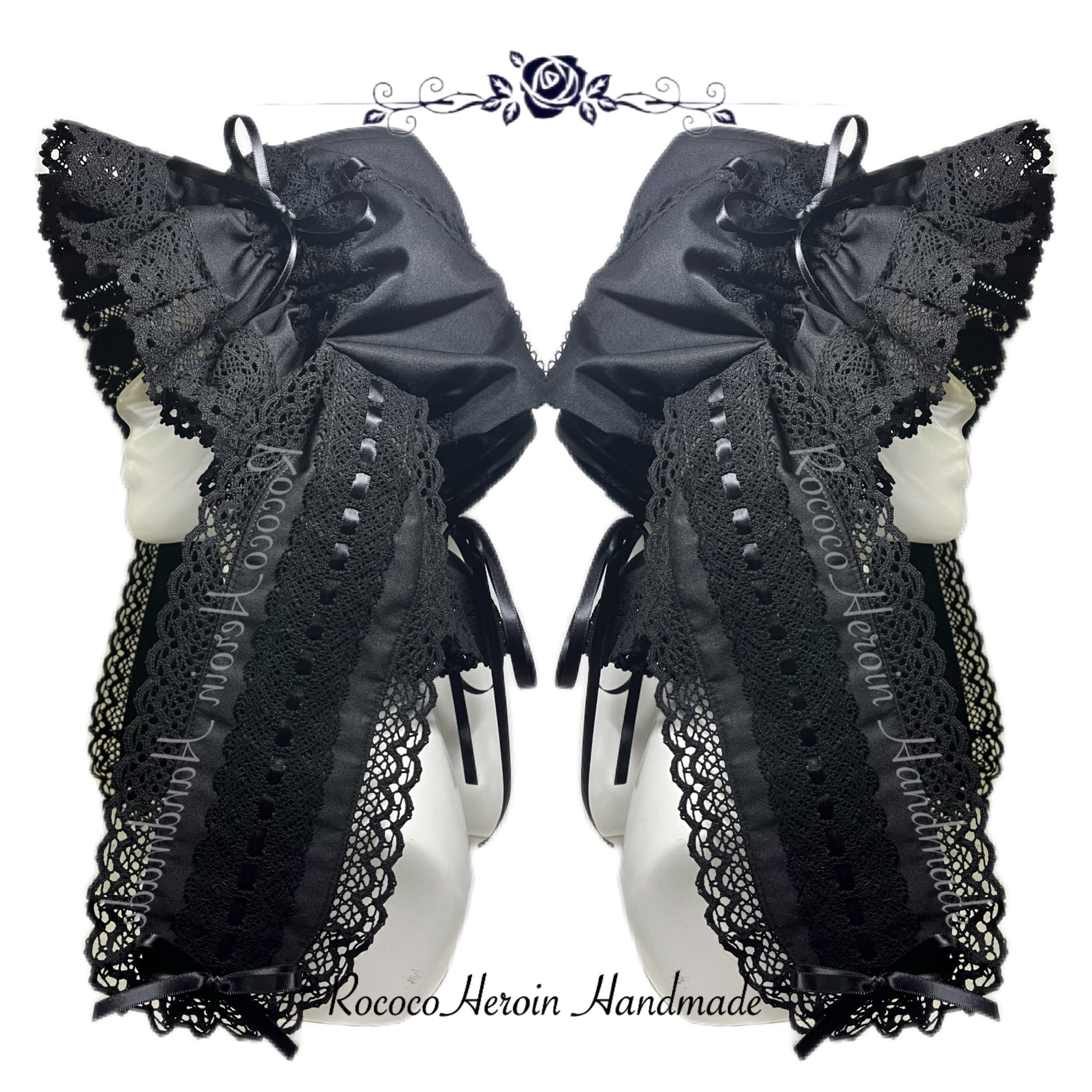 RococoHeroin - Handmade Lolita Bunny Hat Multiple Colors