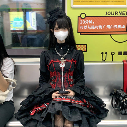 Ocelot - Gothic Lolita Halloween Bat Blouse