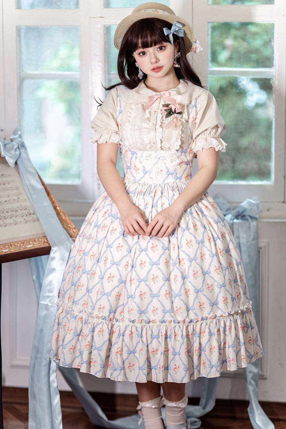 Miss Point - Happy Summer - Elegant Lolita Floral JSK Dress