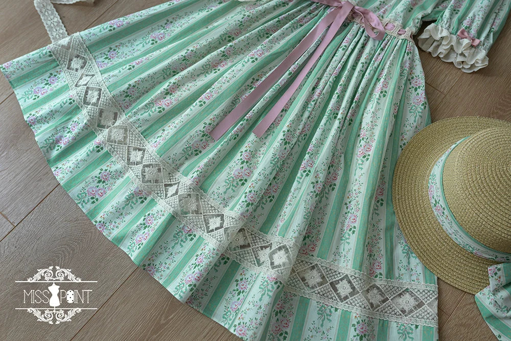 Miss Point - Customized Elegant Lolita OP Dress Cute Daily Girl Short Lolita Dress