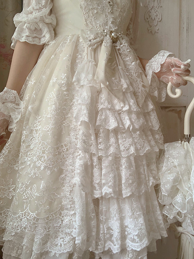 Sweet Wood - Secret Garden In Midsummer - Elegant Lolita Bridal JSK