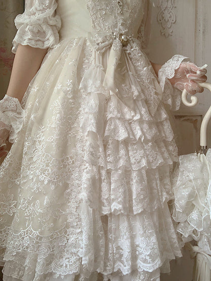 Sweet Wood - Secret Garden In Midsummer - Elegant Lolita Bridal JSK