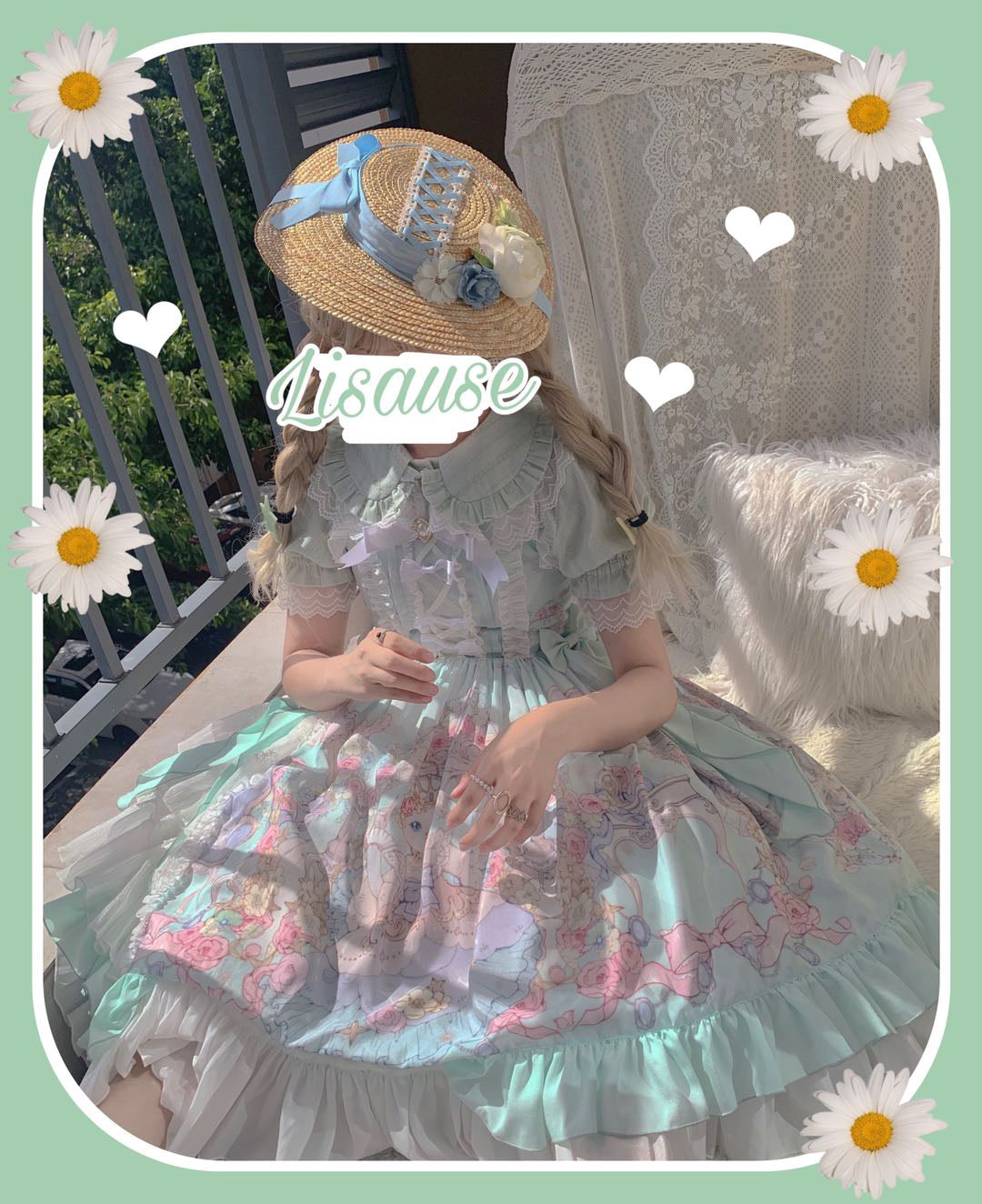 MIST - Sweet Lolita Golilla Short Sleeve Shirt